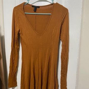 Forever 21 burnt orange fall dress